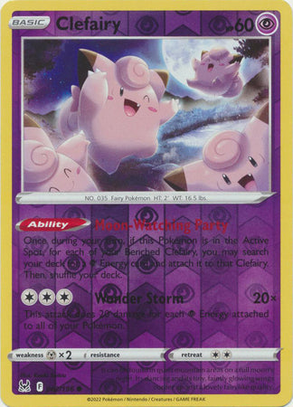 Clefairy 062/196 Reverse Holo Lost Origin