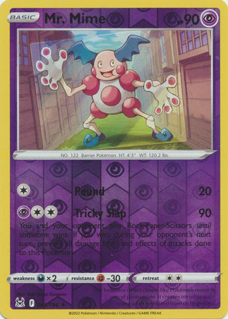 Mr. Mime 067/196 Reverse Holo Lost Origin