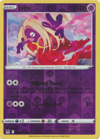 Jynx 068/196 Reverse Holo Lost Origin