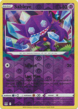 Sableye 070/196 Reverse Holo Lost Origin