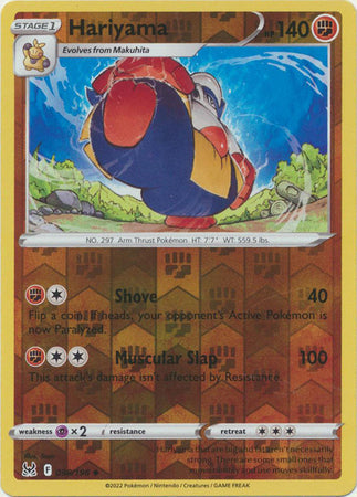 Hariyama 098/196 Reverse Holo Lost Origin