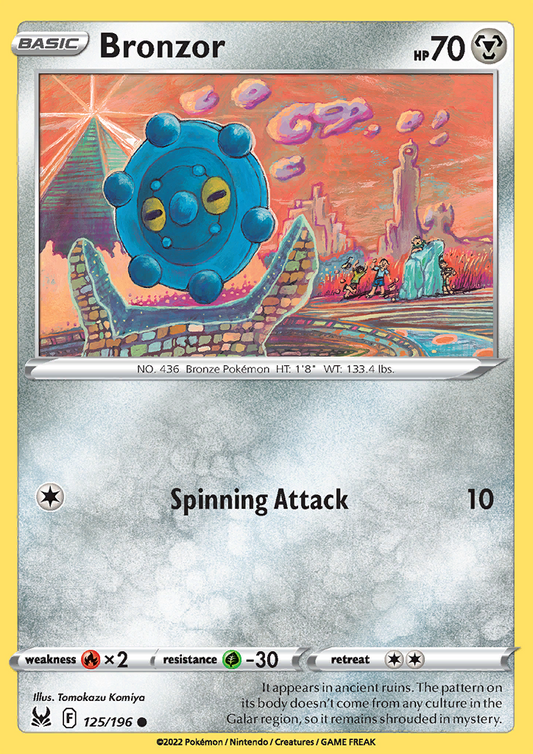 Bronzor 125/196 Lost Origin