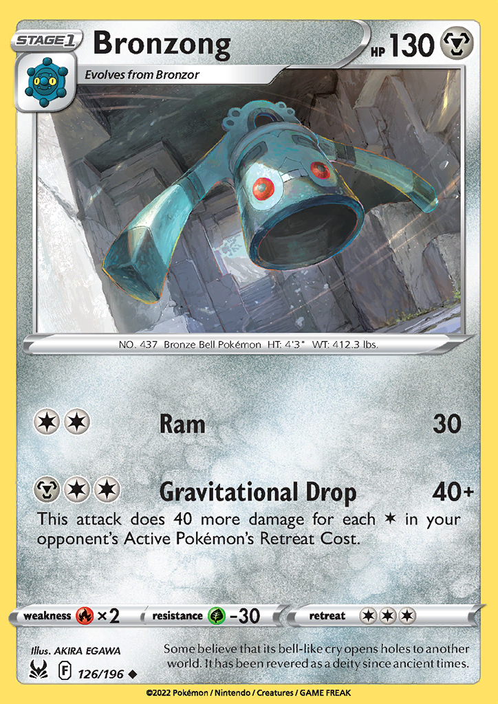 Bronzong 126/196 Lost Origin