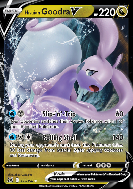 Hisuian Goodra V 135/196 Lost Origin