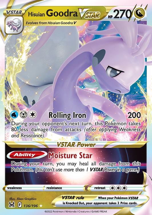Hisuian Goodra VSTAR 136/196 Lost Origin
