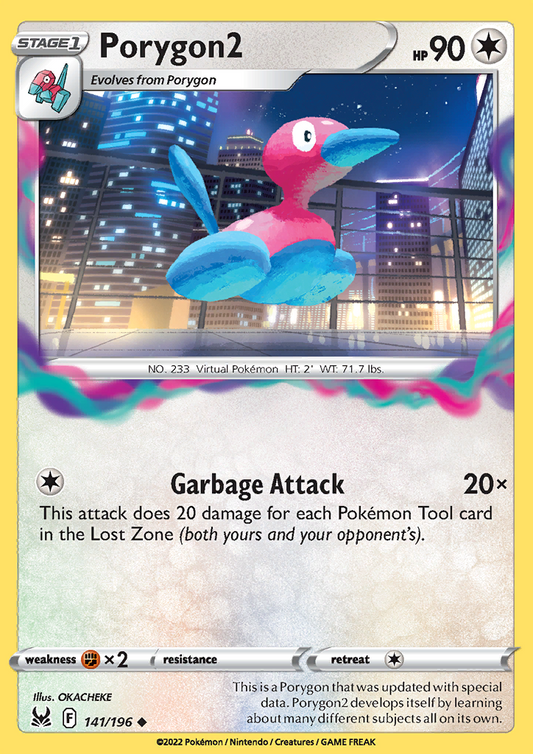 Porygon2 141/196 Lost Origin