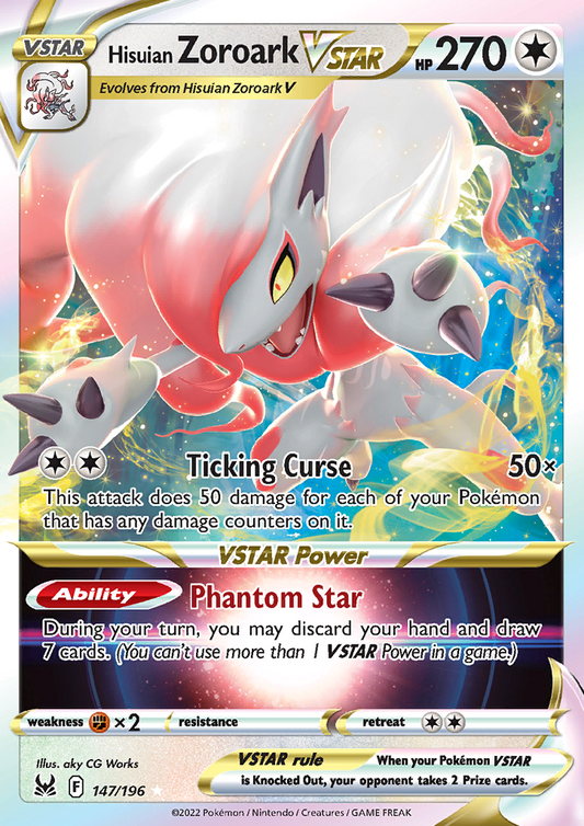 Hisuian Zoroark VSTAR 147/196 Lost Origin
