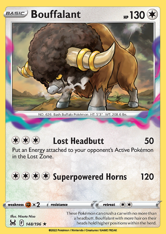 Bouffalant 148/196 Lost Origin