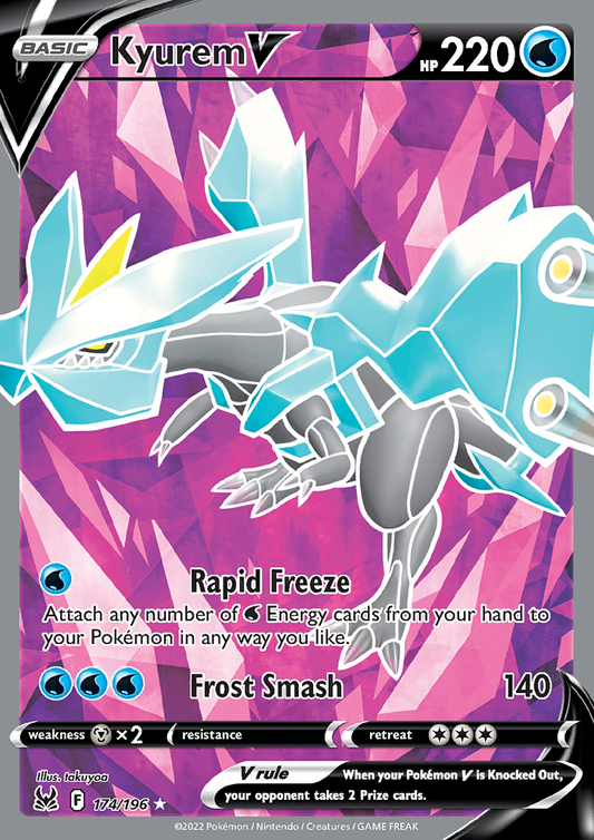 Kyurem V (Full Art) 174/196 Lost Origin