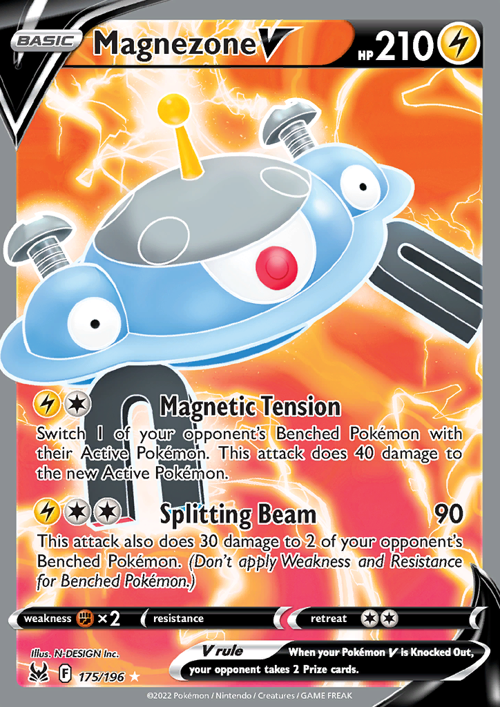 Magnezone V (Full Art) 175/196 Lost Origin