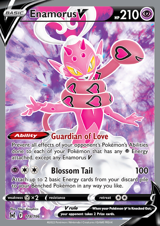 Enamorus V (Full Art) 178/196 Lost Origin