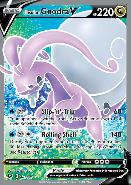Hisuian Goodra V (Full Art) 187/196 Lost Origin