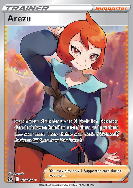 Arezu (Full Art) 189/196 Lost Origin