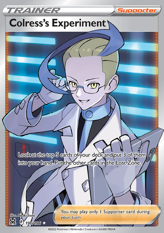 Colress's Experiment (Full Art) 190/196 Lost Origin