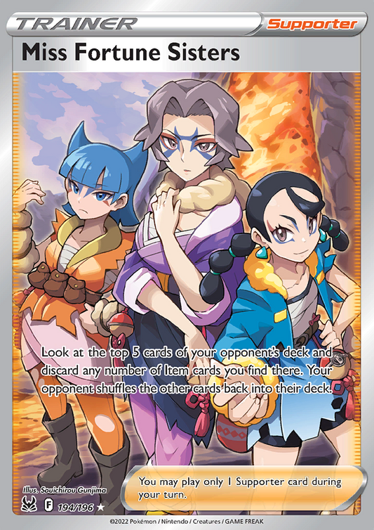 Miss Fortune Sisters (Full Art) 194/196 Lost Origin