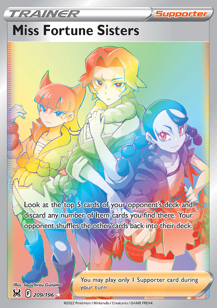 Miss Fortune Sisters (Secret) 209/196 Lost Origin
