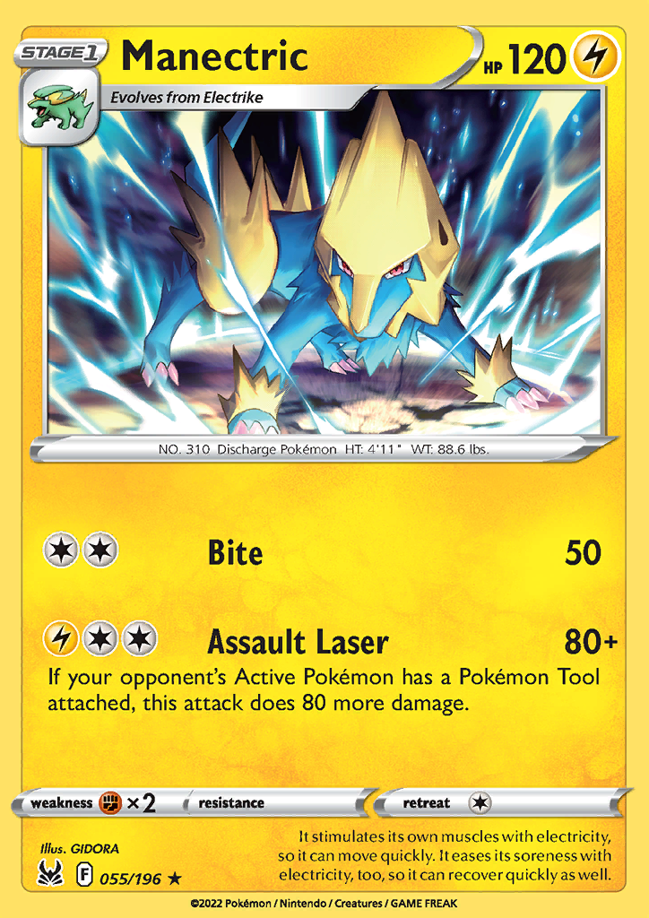 Manectric 055/196 Lost Origin
