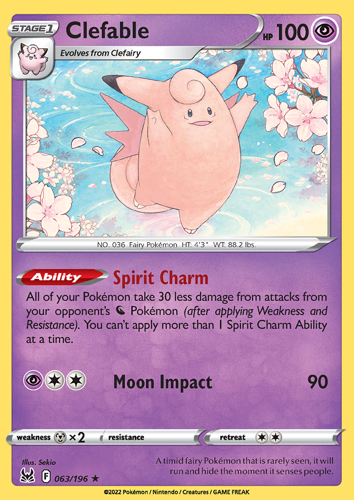 Clefable 063/196 Lost Origin