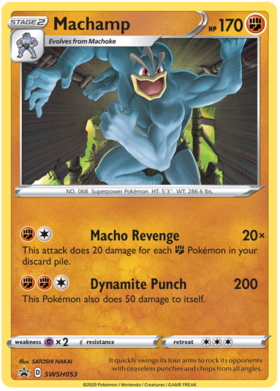 SWSH053 Machamp Holo