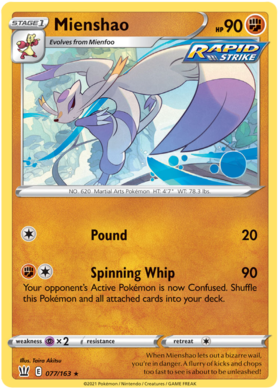 Mienshao 77 /163 battle-styles-77