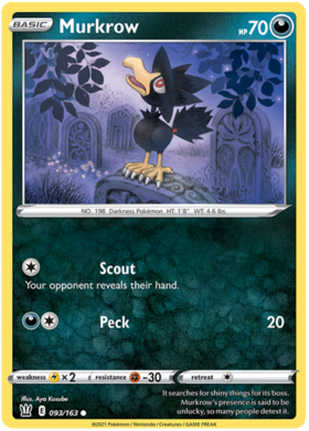 Murkrow 93 /163 battle-styles-93