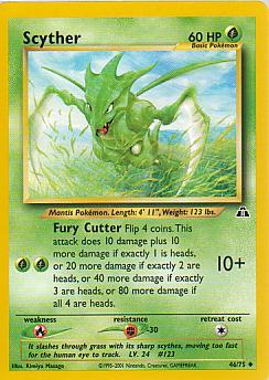 Scyther 46/75 Neo Discovery Uncommon