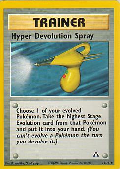Hyper Devolution Spray 73/75 Neo Discovery Uncommon