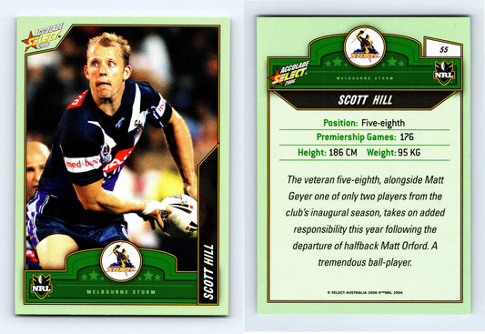 #55 SCOTT HILL 2006 Select NRL Accolade