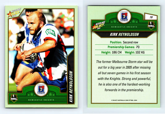 #70 KIRK REYNOLDSON 2006 Select NRL Accolade