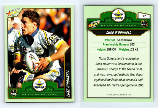 #77 LUKE O’DONNELL 2006 Select NRL Accolade