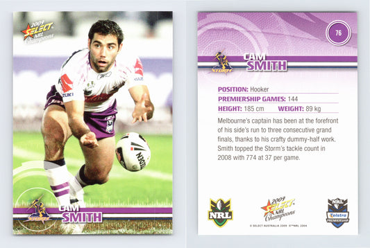 #76 CAM SMITH 2009 Select NRL Champions