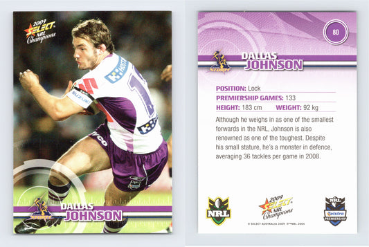 #80 DALLAS JOHNSON 2009 Select NRL Champions