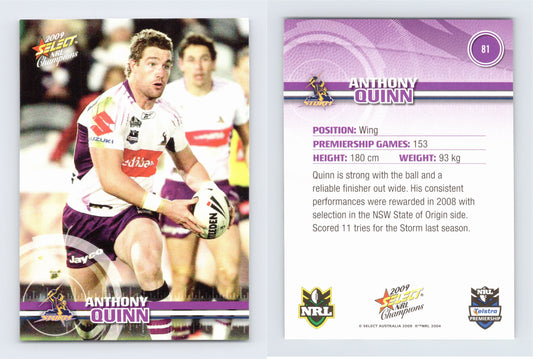 #81 ANTHONY QUINN 2009 Select NRL Champions