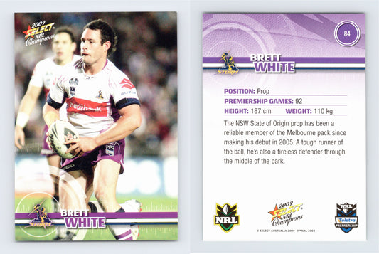 #84 BRETT WHITE 2009 Select NRL Champions