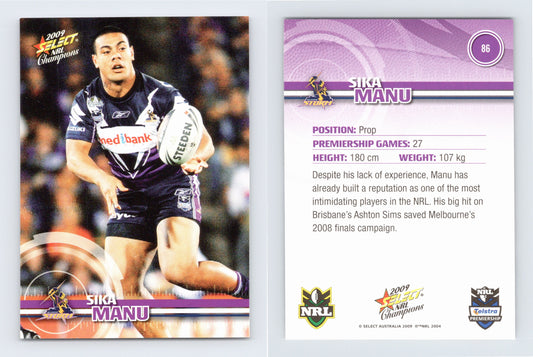 #86 SIKA MANU 2009 Select NRL Champions