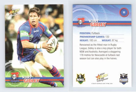 #90 KURT GIDLEY 2009 Select NRL Champions