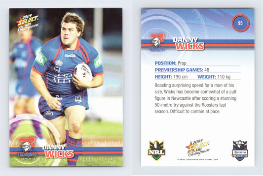 #95 DANNY WICKS 2009 Select NRL Champions