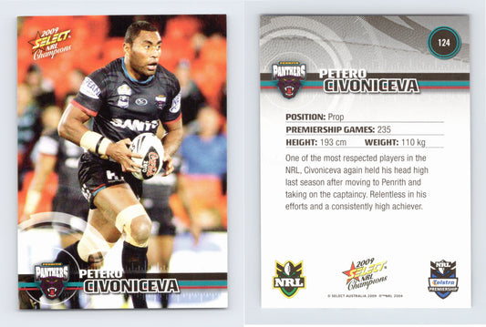 #124 PETERO CIVONICEVA 2009 Select NRL Champions