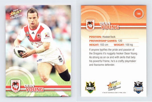 #144 DEAN YOUNG 2009 Select NRL Champions