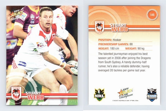 #145 STUART WEBB 2009 Select NRL Champions