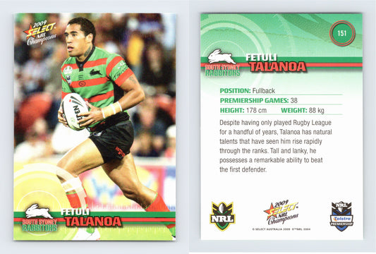 #151 FETULI TALANOA 2009 Select NRL Champions