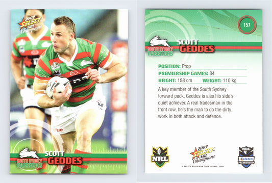 #157 SCOTT GEDDES 2009 Select NRL Champions