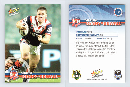 #162 SHAUN KENNY-DOWALL 2009 Select NRL Champions