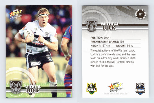 #177 MICHEAL LUCK 2009 Select NRL Champions