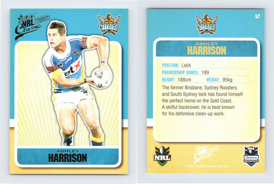 #57 ASHLEY HARRISON 2009 Select NRL Classic