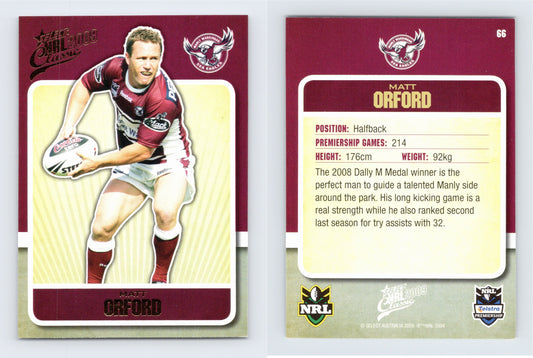 #66 MATT ORFORD 2009 Select NRL Classic