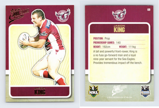 #69 JASON KING 2009 Select NRL Classic