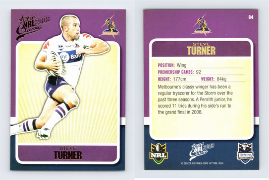 #84 STEVE TURNER 2009 Select NRL Classic