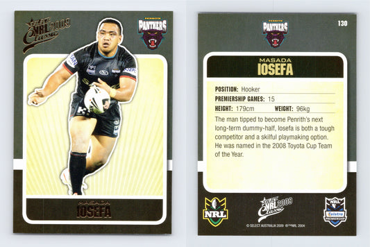 #130 MASADA IOSEFA 2009 Select NRL Classic