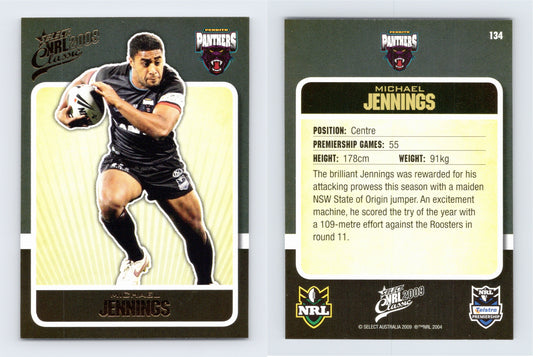 #134 MICHAEL JENNINGS 2009 Select NRL Classic